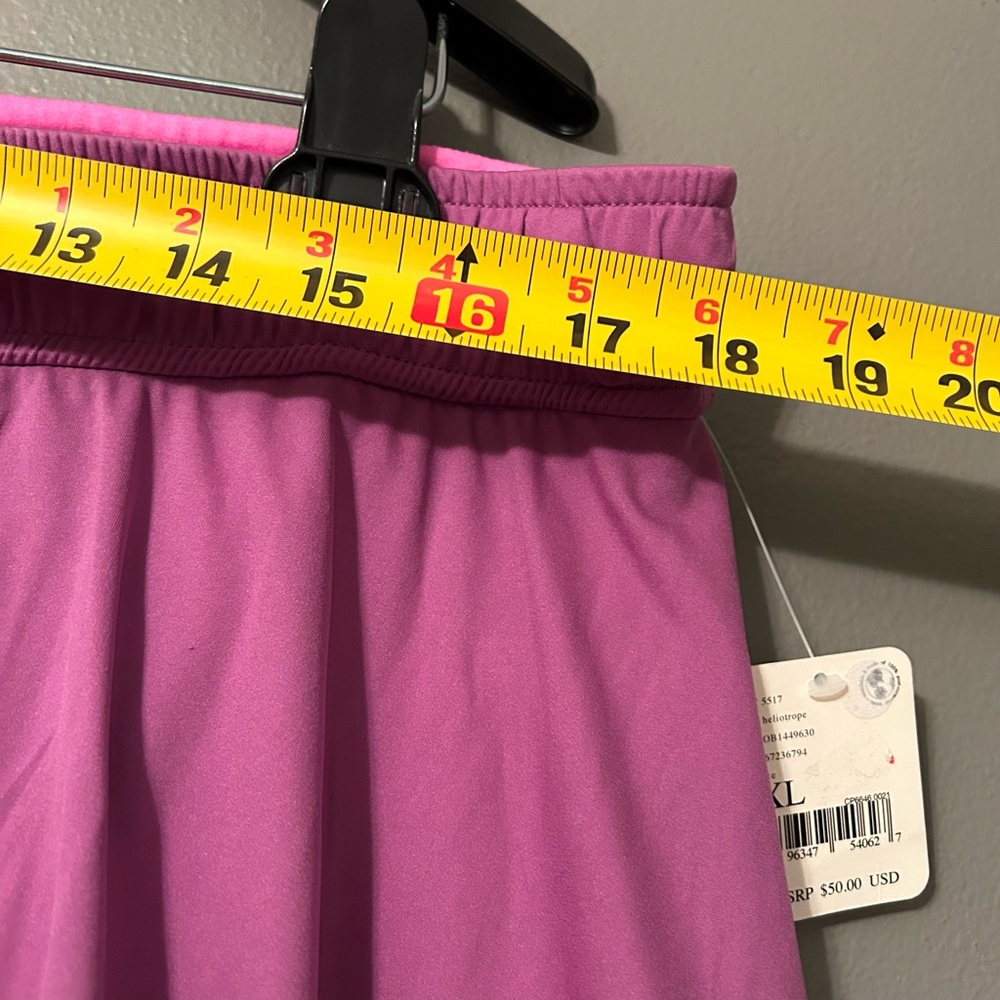 Free People Movement Sz XL On Point Heliotrope Purple Skort Skirt! NWOT - Picture 9 of 11